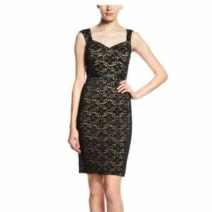 NWT A.B.S. BY ALLEN SCHWARTZ Lace Cocktail Dress S
